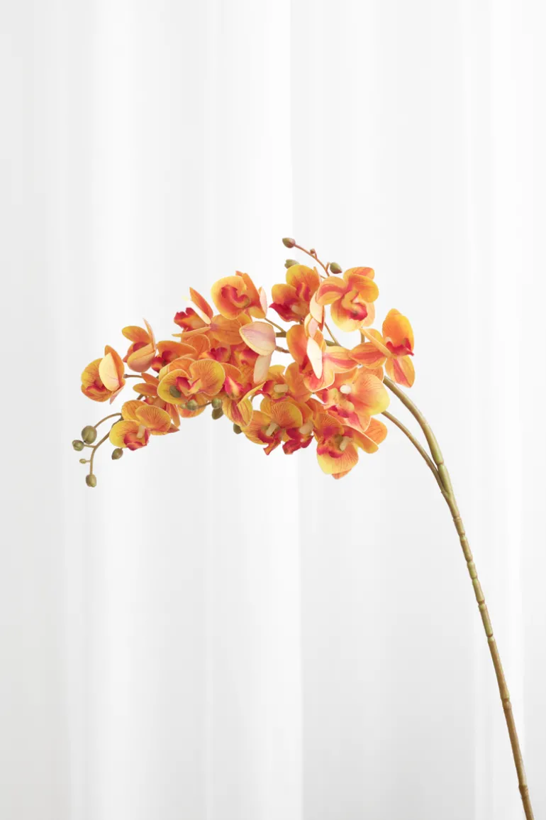 Artificial Flowers - Amber Orchid (21 heads)