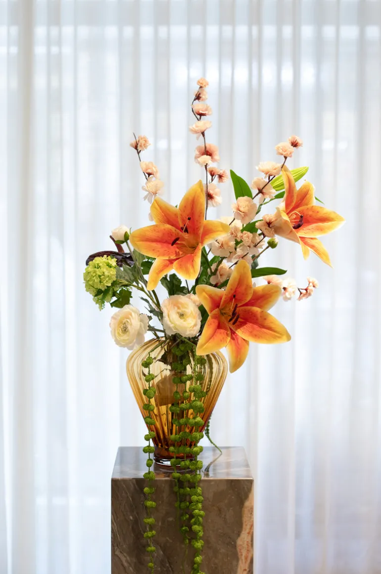 Artificial Flowers - Amber Lily large