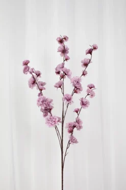 Artificial Flowers - Purple Cherry blossom branch
