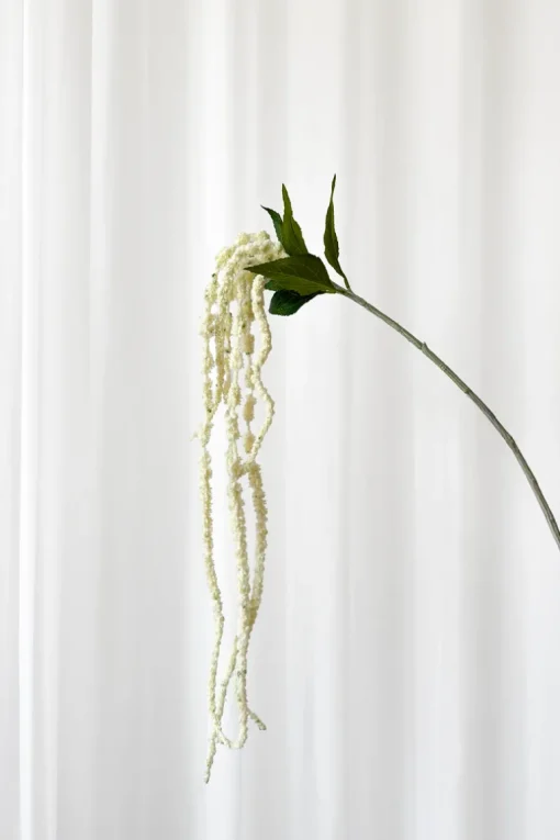 Artificial Flowers - White Amaranthus Branch