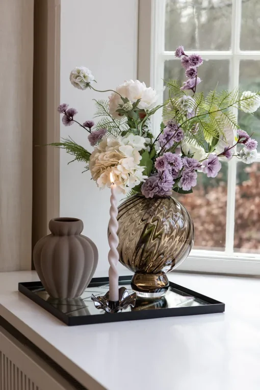 Artificial Flowers - White Scabiosa Seed Pod (multible heads)