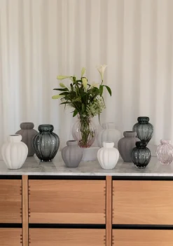 Audrey Vase - Petrol blue Small