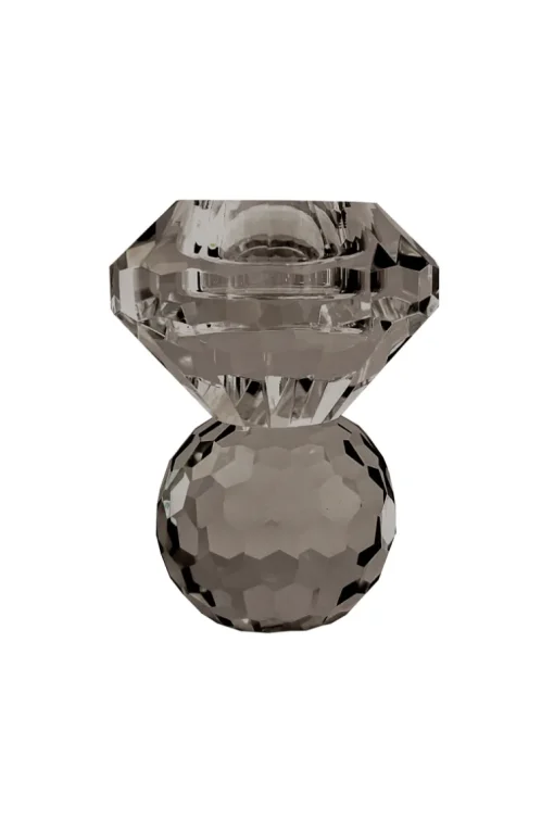 Cloud T-Light Candle Holder - Light Smoke