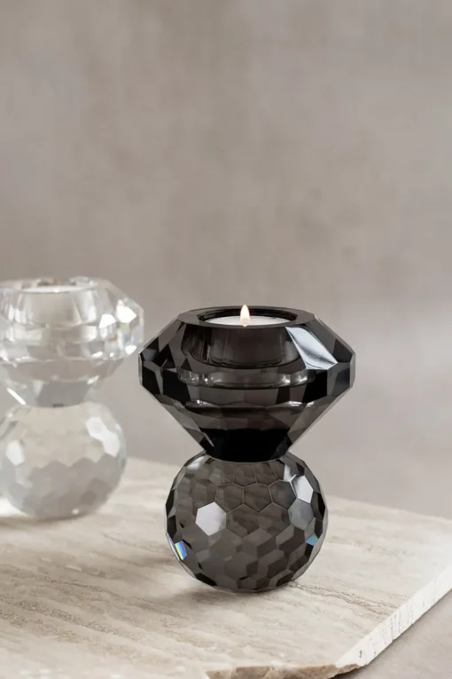 Cloud T-Light Candle Holder - Grey