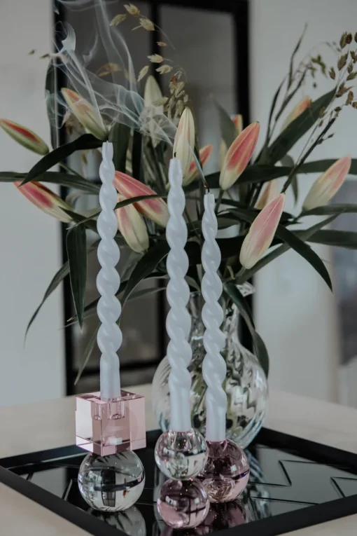 Crystal Color Crush - Clear/Pink Couple