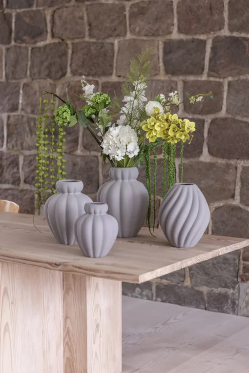 Flora Vase - Grey Large