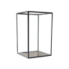 Harlequin Lantern - Bronze Mirror, Black Frame Small (20*20*30)