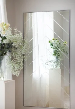 Herringbone Mirror - Clear Large