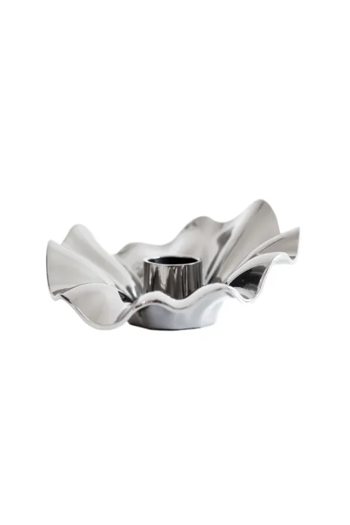 Lea Candle Holder - Chrome
