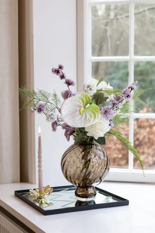 Lea Candle Holder - Golden
