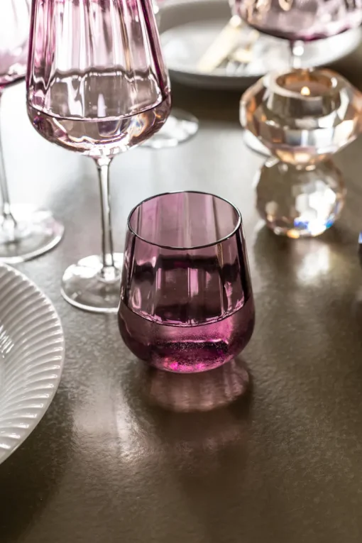Meadow Stemware - Plum Drinking glass
