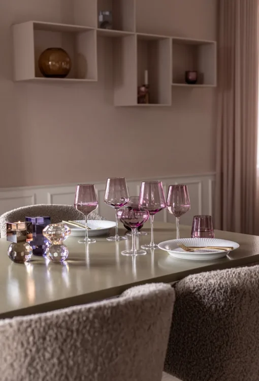 Meadow Stemware - Plum Drinking glass