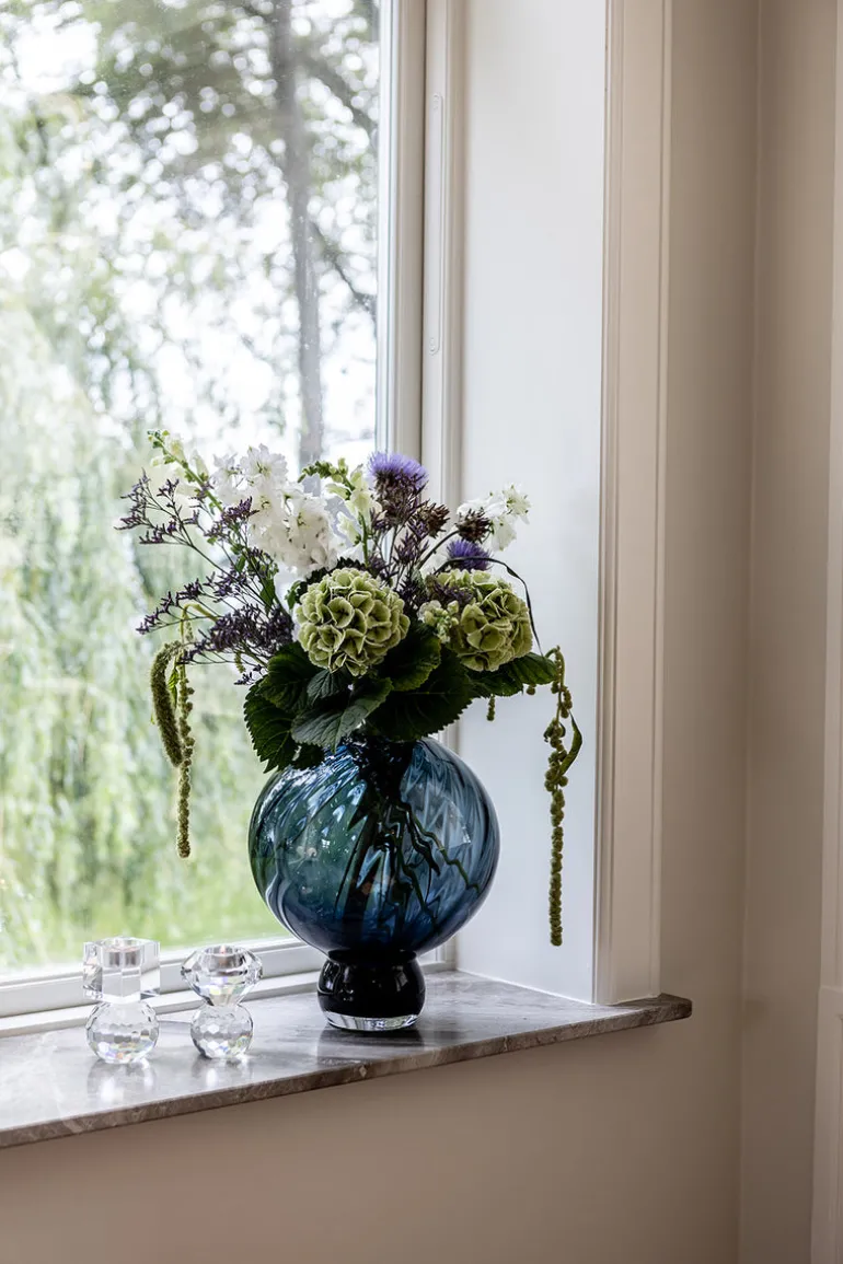 Meadow Swirl Vase - Blue Large