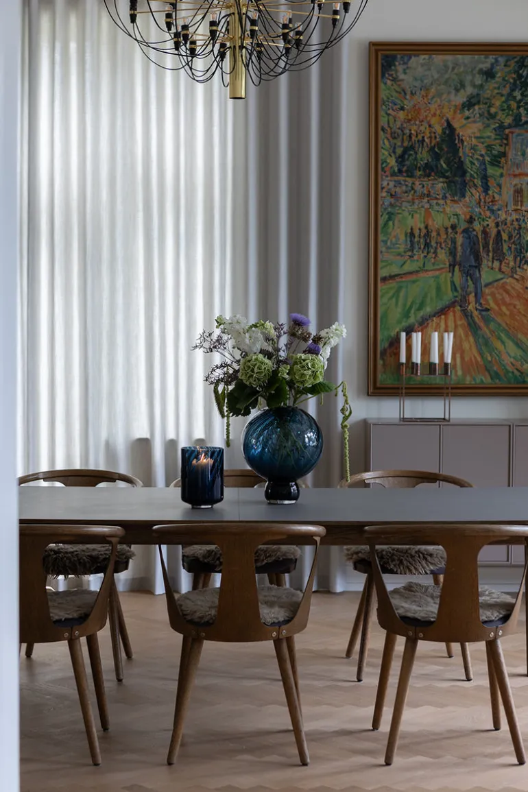 Meadow Swirl Vase - Blue Large