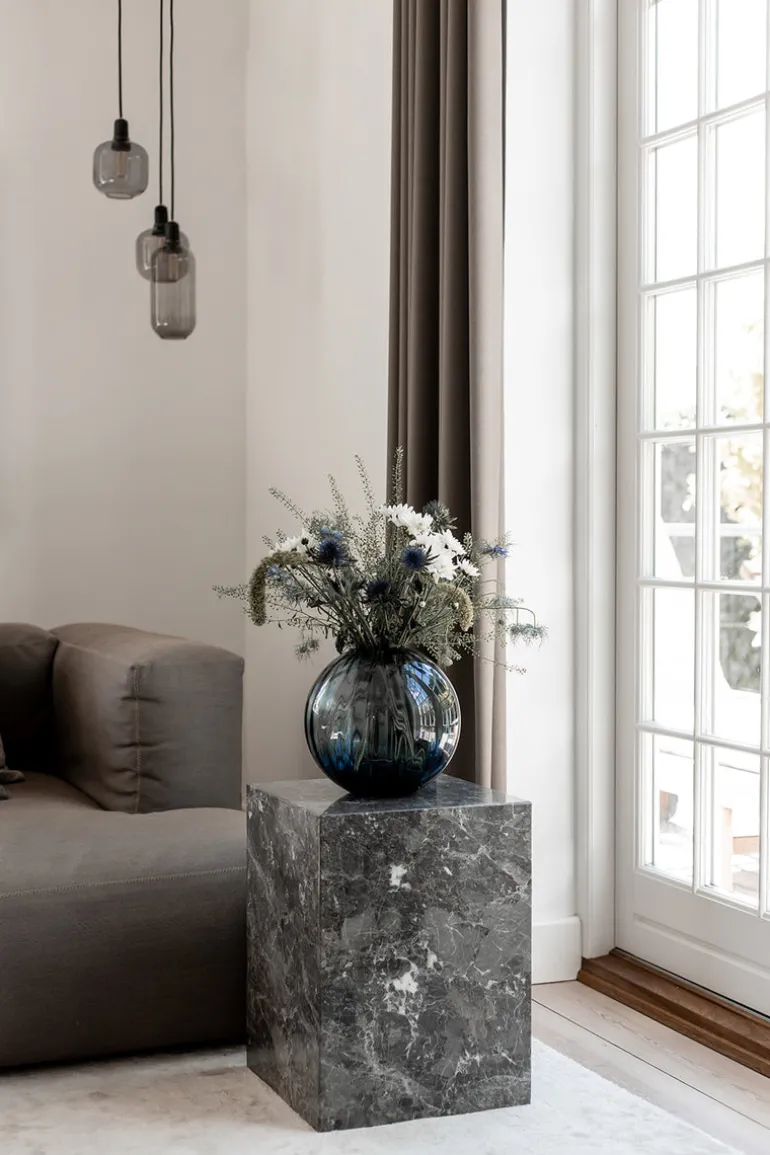 Sadie Vase - Line - Blue Medium