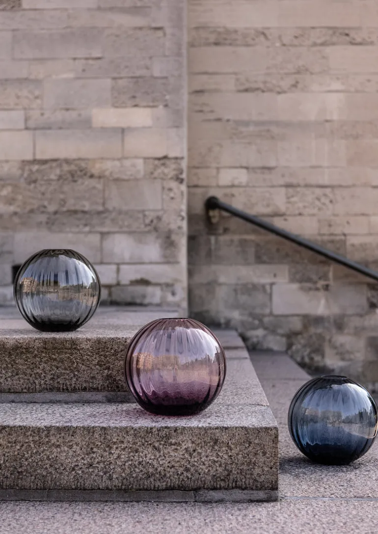 Sadie Vase - Line - Blue Medium