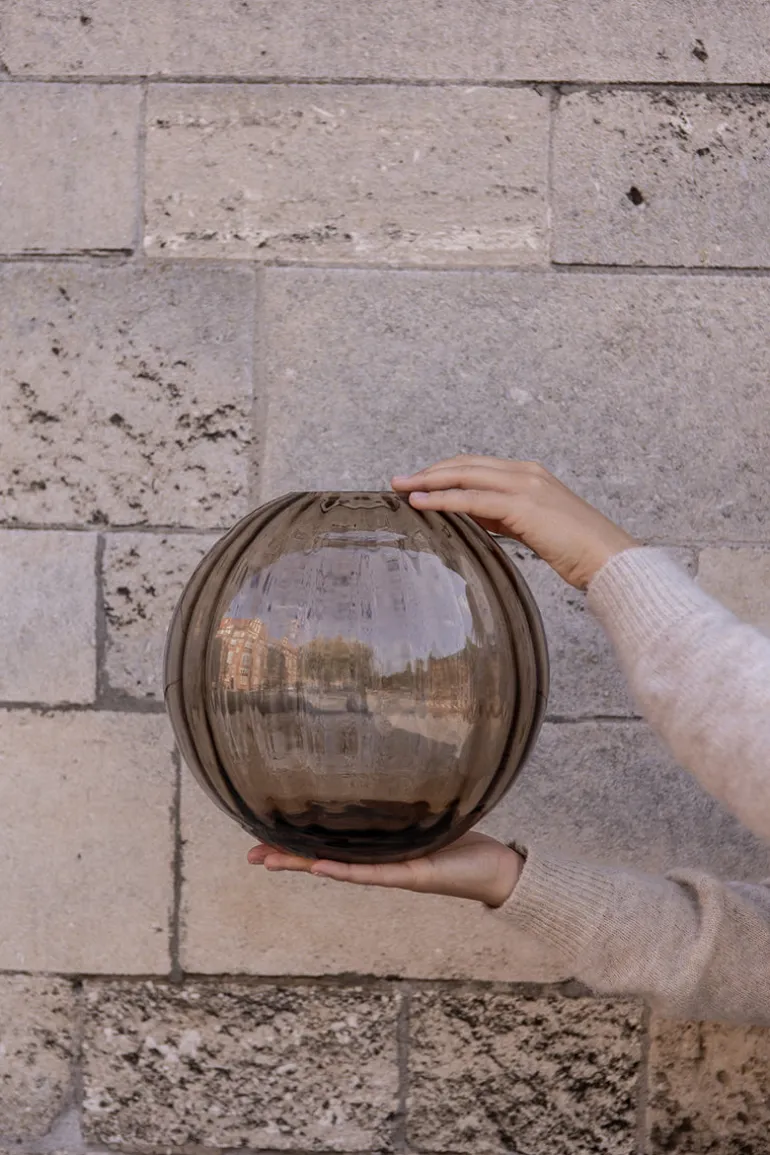 Sadie Vase - Line - Topaz Medium