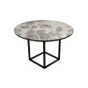 Shade Coffee Table - Silver Antique Small