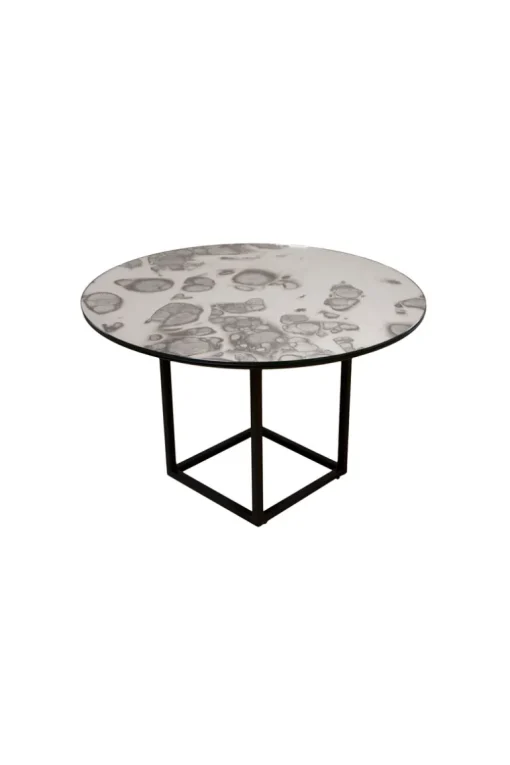 Shade Coffee Table - Silver Antique Small