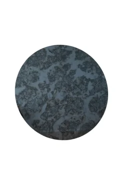 Shade Mirror - Grey/Blue Antique Round