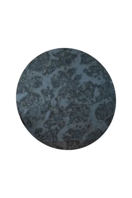 Shade Mirror - Grey/Blue Antique Round