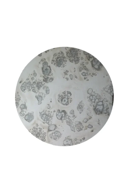 Shade Mirror - Silver Antique Round