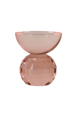 Shadow Square Candle Holder - Rose