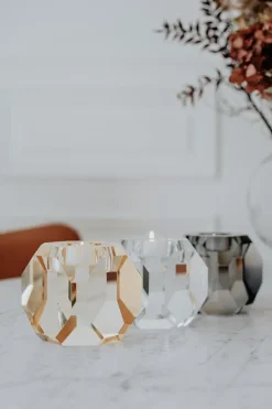 Sky T-Light Candle Holder - Champaign Single