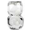 Storm T-Light Candle Holder - Clear Stacked