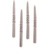 The Curly Candle Collection - Packed with 4 Pieces per box - Blossom Blush Middle Curled