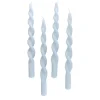 The Curly Candle Collection - Packed with 4 Pieces per box - Mighty Blue Fully Curled