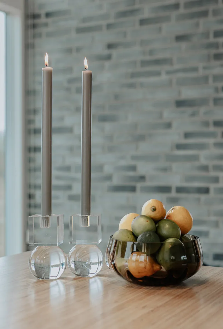 The Extravagant Candle - Nordic Swan Ecolabel - 8 Pieces - Thunder Grey