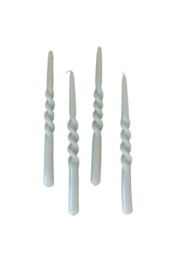 The Glossy Candle Collection - Packed with 4 pieces per box - Essential Emerald Middle Curled