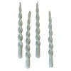 The Glossy Candle Collection - Packed with 4 pieces per box - Essential Emerald Fully Curled
