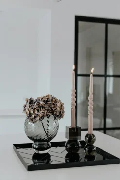 The Glossy Candle Collection - Packed with 4 pieces per box - Blossom Blush Middle Curled