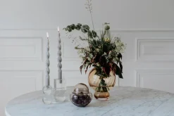 The Glossy Candle Collection - Packed with 4 pieces per box - Thunder Grey Fully Curled