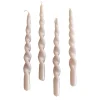 The Pearl Candle Collection - Packed with 4 Pieces per box - Bloom Pearl Fully Curled
