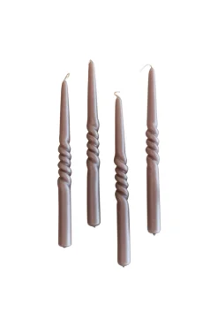 The Pearl Candle Collection - Packed with 4 Pieces per box - Major Mahoni Middle Curled