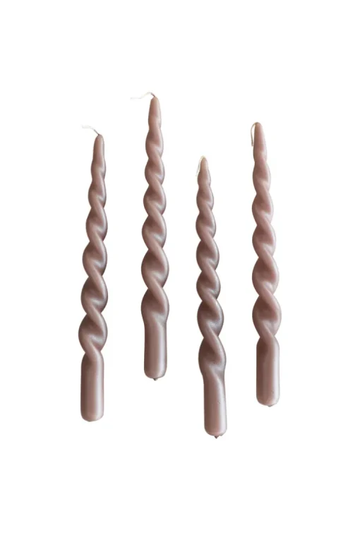 The Pearl Candle Collection - Packed with 4 Pieces per box - Major Mahoni Fully Curled