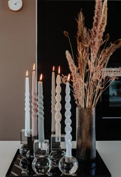 The Pearl Candle Collection - Packed with 4 Pieces per box - Major Mahoni Middle Curled