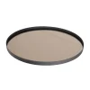 The Round Mirror Tray - Bronze