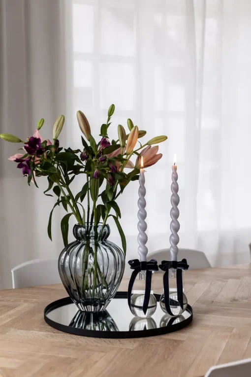 The Round Mirror Tray - Clear