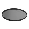 The Round Mirror Tray - Grey