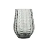 Twisted Drinking Glass - Grey