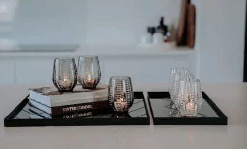 Twisted Drinking Glass - Smoke